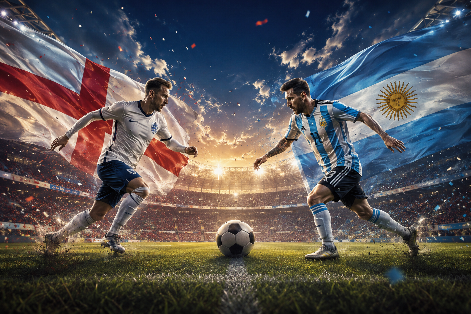 Inggris Argentina Semifinal Piala Dunia