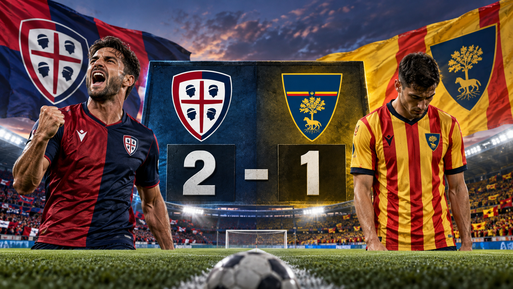 Hasil Cagliari Vs Lecce