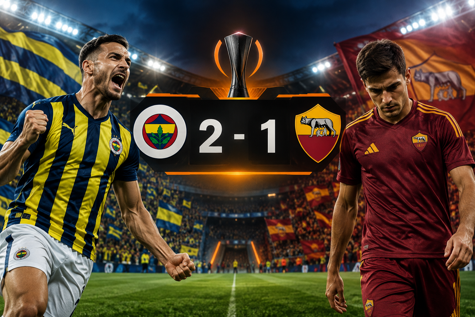 Hasil Fenerbahçe Vs Roma