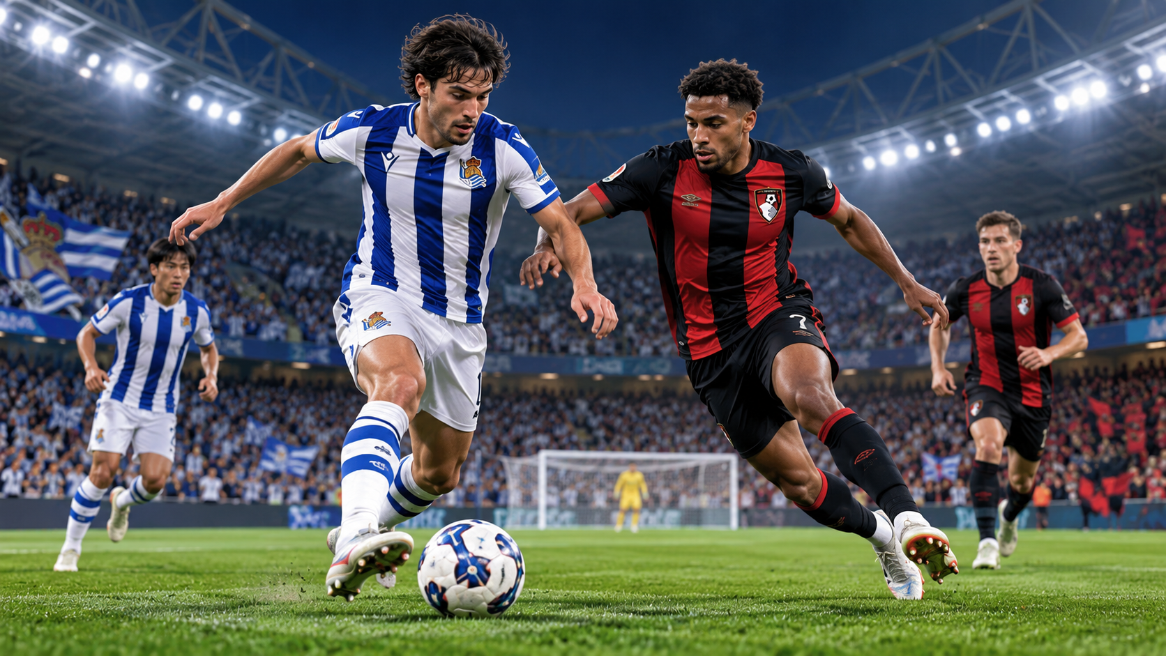 Hasil Real Sociedad Vs Bournemouth