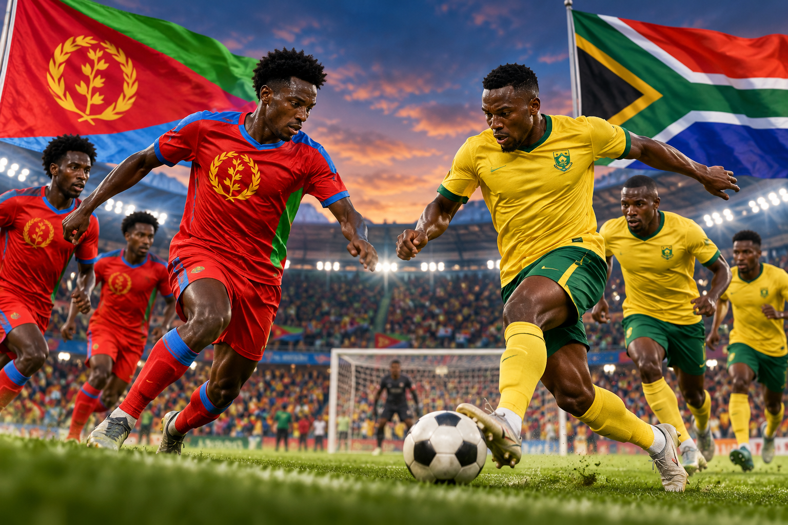 Hasil Eritrea Vs Afrika Selatan