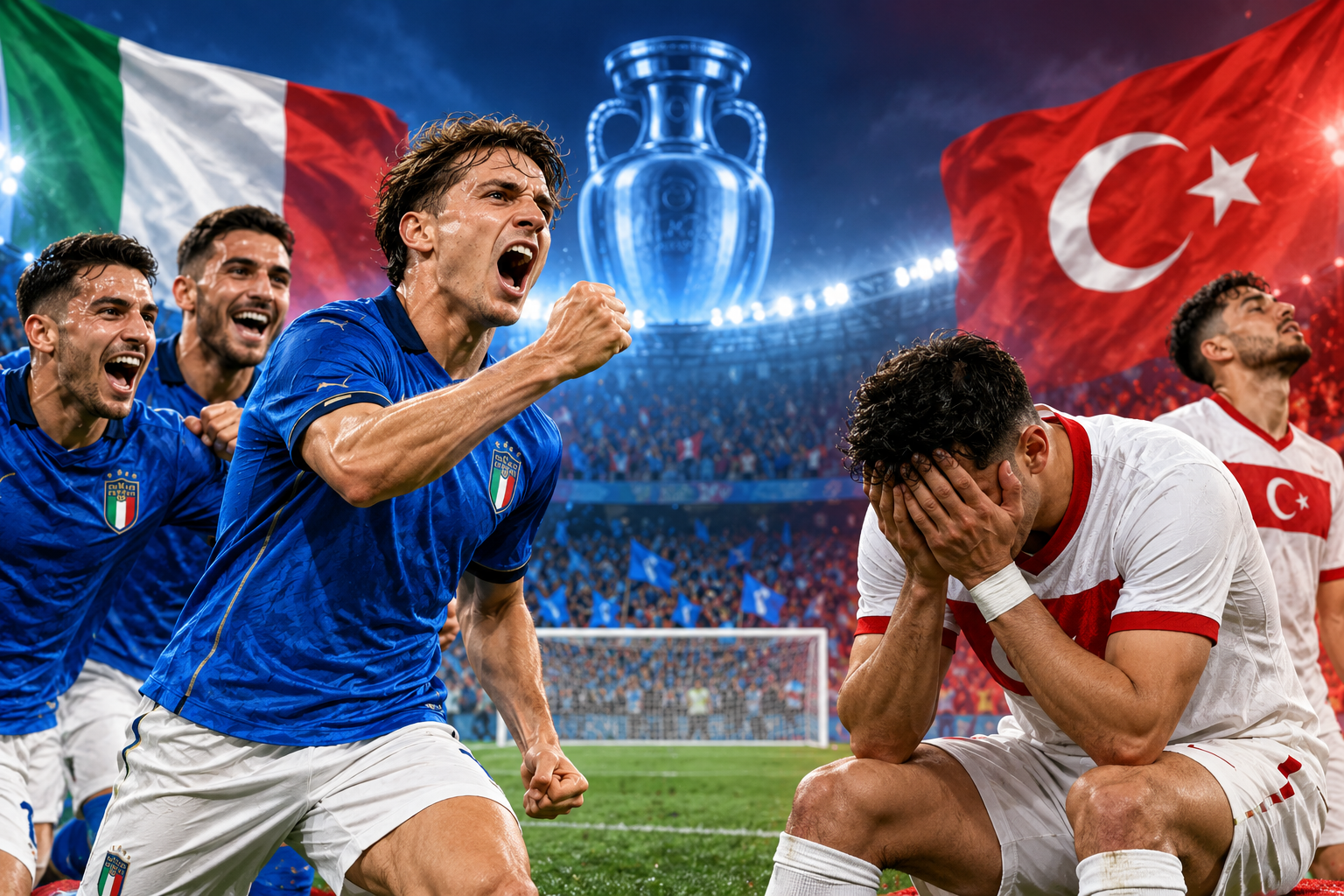 Hasil Pertandingan Italia Vs Turki