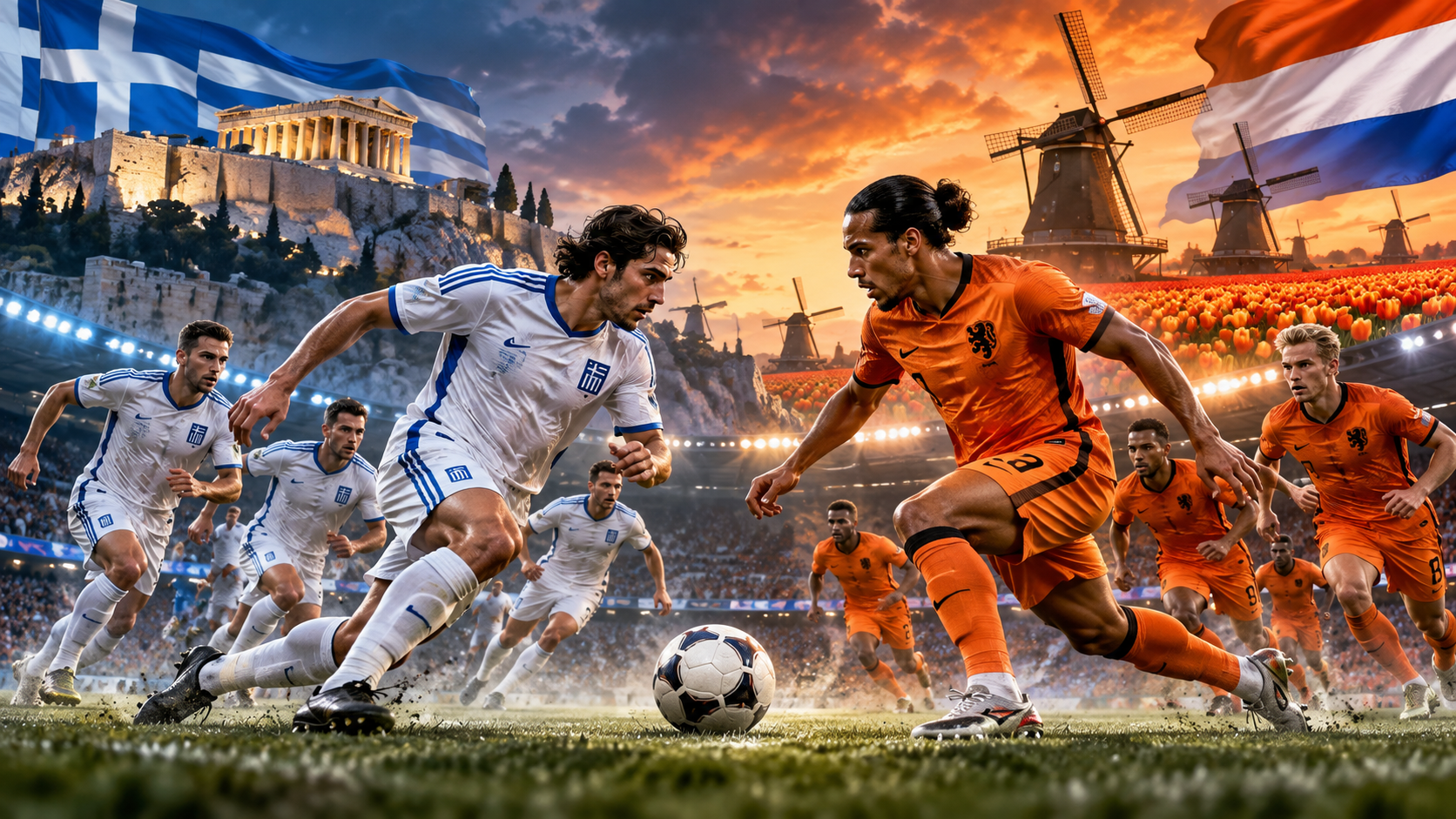 Pertandingan Yunani Vs Belanda